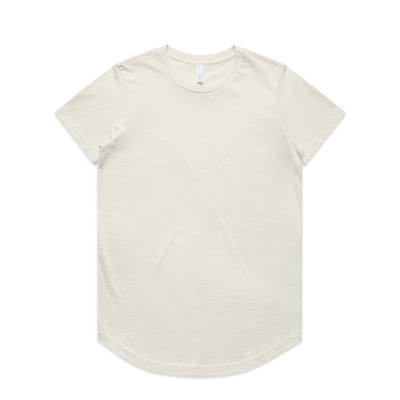 Wo's Maple Curve Tee 4024 - Ecru