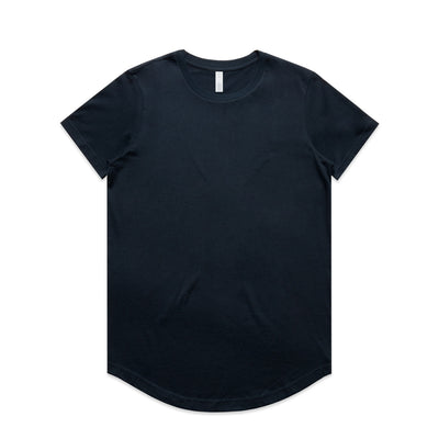 Wo's Maple Curve Tee 4024 - Navy