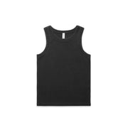 Wo's Faded Organic Rib Tank 4034 - Faded Black