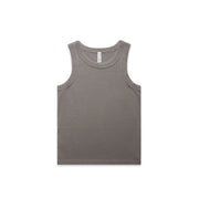 Wo's Faded Organic Rib Tank 4034 - Faded Grey