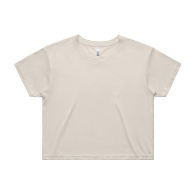 Wo's Crop Tee 4062 - Bone