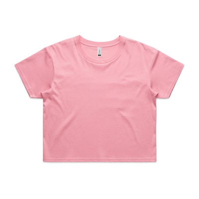 Wo's Crop Tee 4062 - Bubblegum