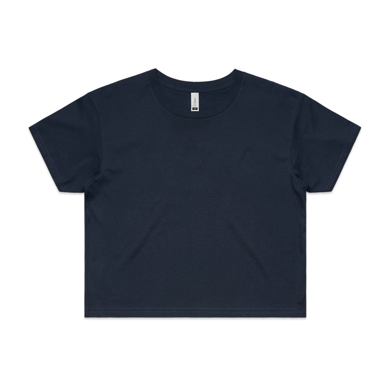 Wo's Crop Tee 4062 - Navy
