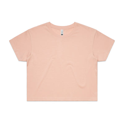 Wo's Crop Tee 4062 - Pale Pink