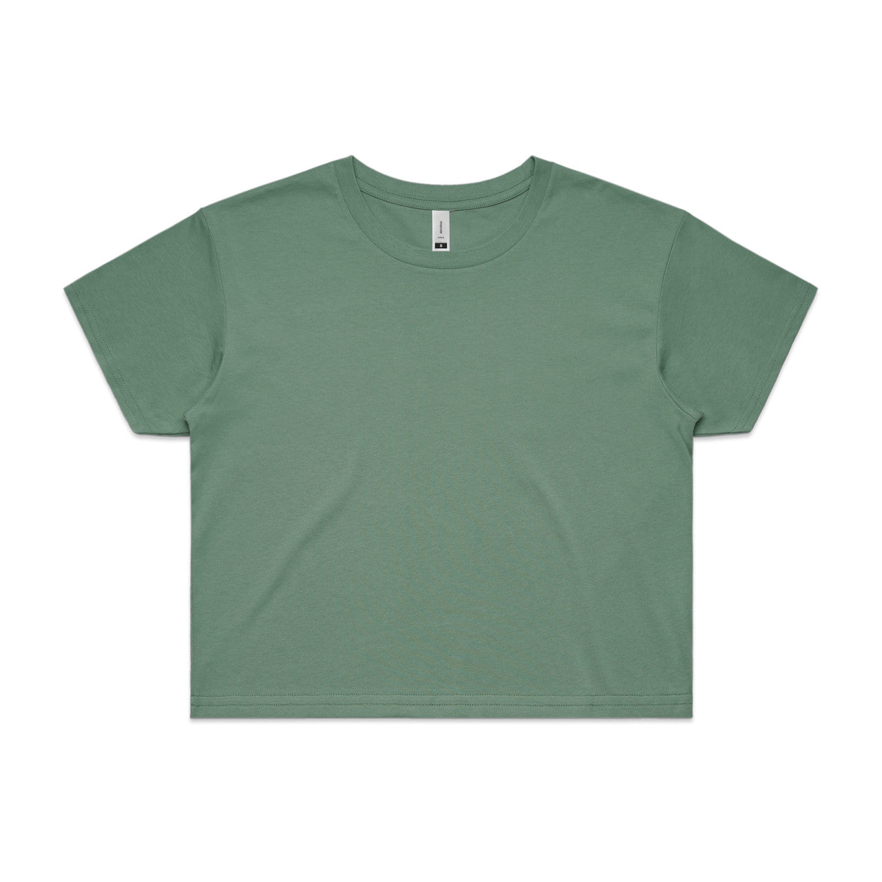 Wo's Crop Tee 4062 - Sage