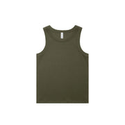 Wo's Organic Rib Tank 4063G - Army