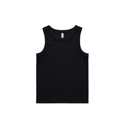 Wo's Organic Rib Tank 4063G - Black
