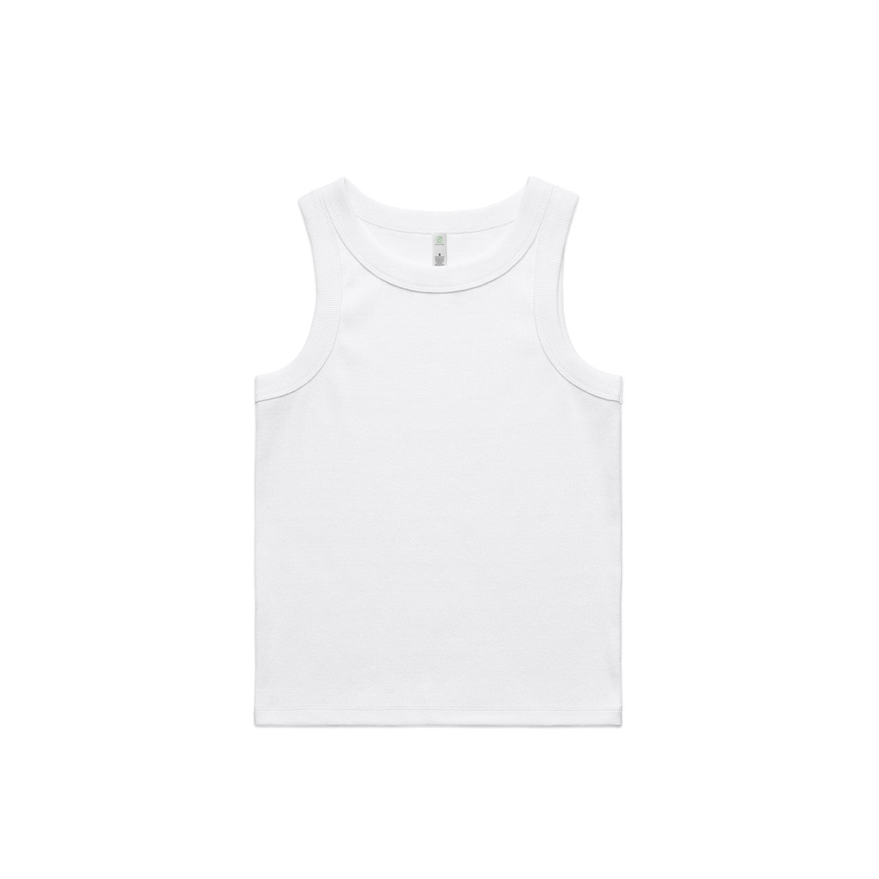Wo's Organic Rib Tank 4063G - White