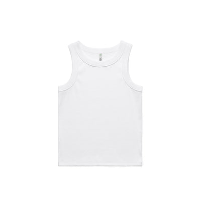 Wo's Organic Rib Tank 4063G - White