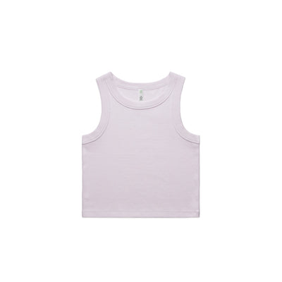 Wo's Organic Rib Crop Tank 4064G - Orchid