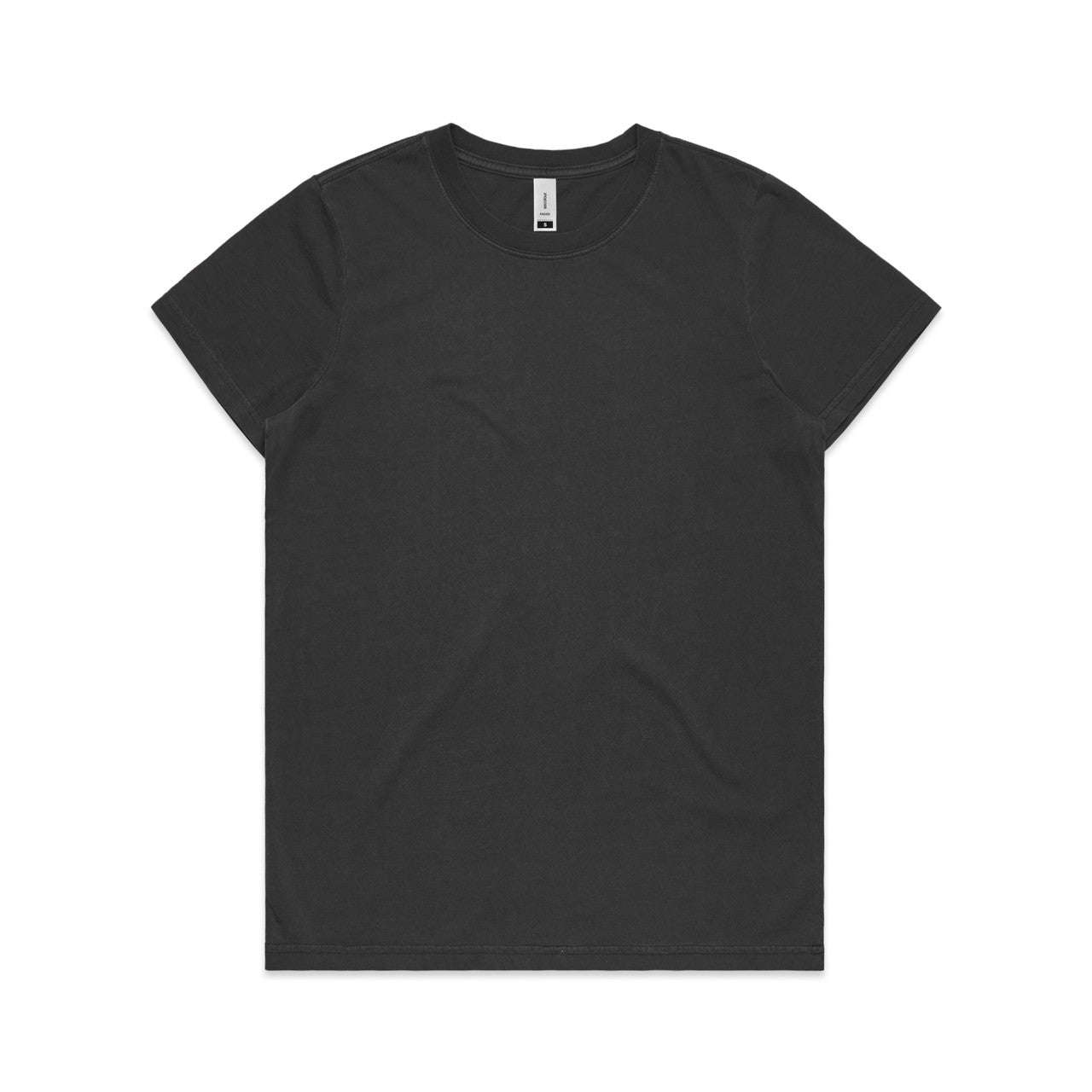 Wo's Maple Faded Tee 4065 - Faded Black