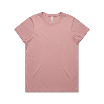 Wo's Maple Faded Tee 4065 - Faded Rose