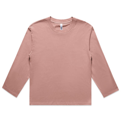Wo's Martina L/S Tee 4071 - Hazy Pink