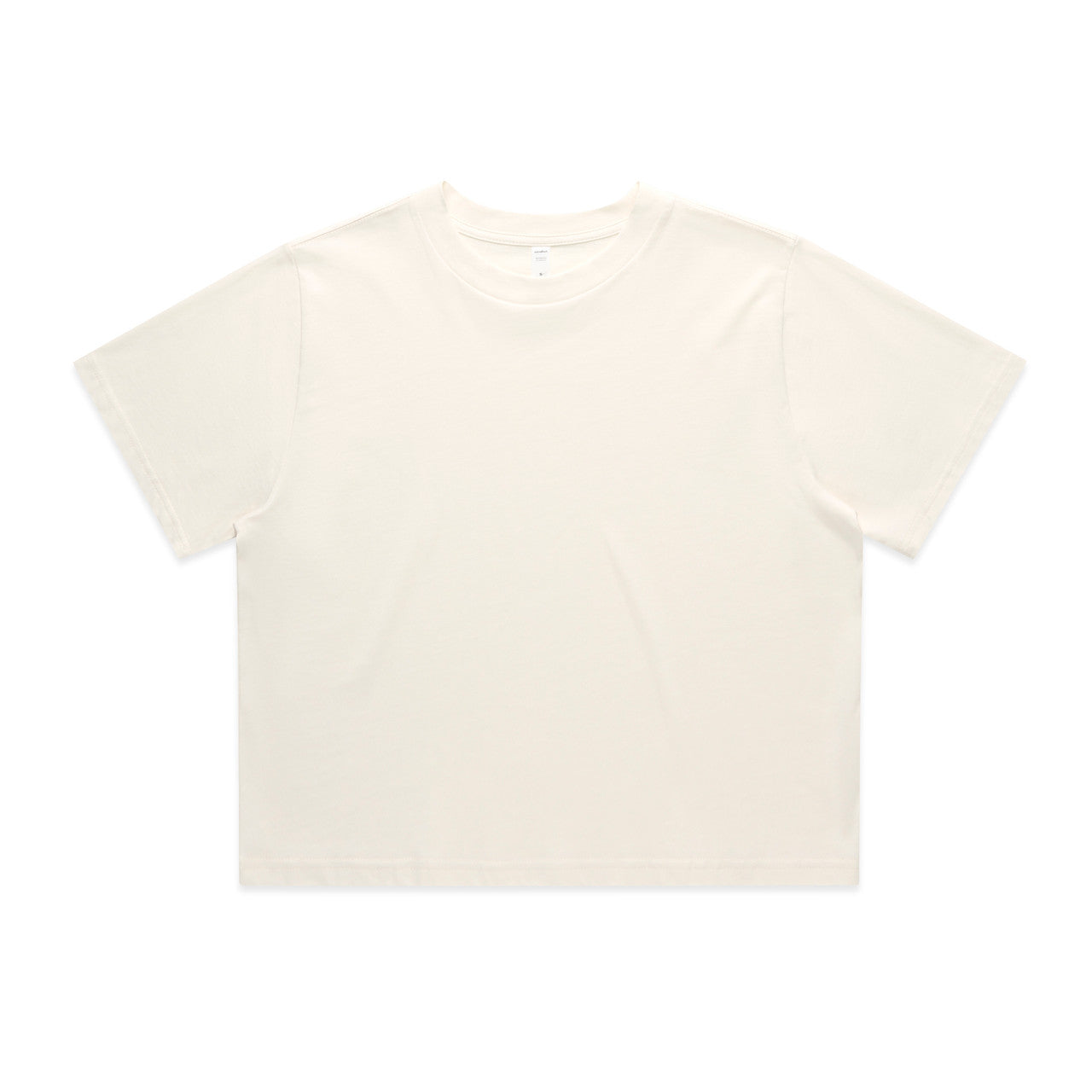Wo's Classic Crop Tee 4072 - Ecru