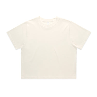 Wo's Classic Crop Tee 4072 - Ecru