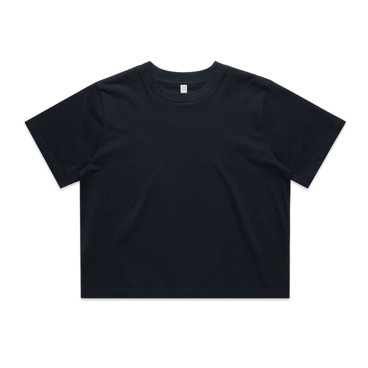 Wo's Classic Crop Tee 4072 - Navy