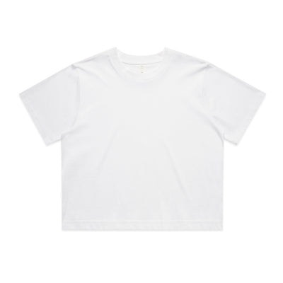 Wo's Classic Crop Tee 4072 - White