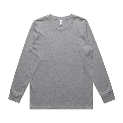Wo's Classic L/S Tee 4073 - Grey Marle