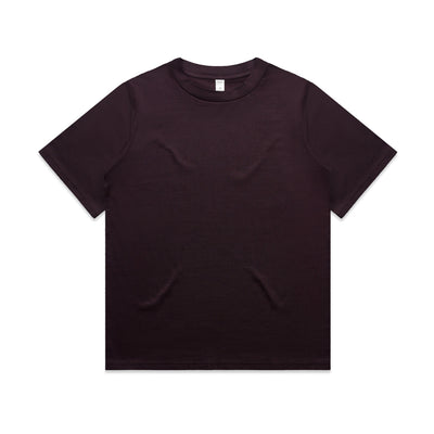 Wo's Heavy Tee 4080 - Plum