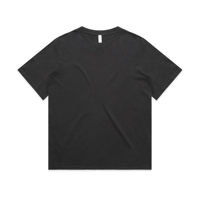 Wo's Heavy Faded Tee 4082 - Faded Black