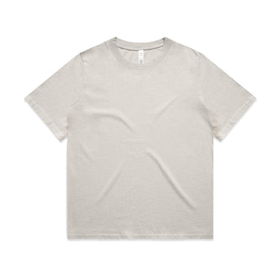 Wo's Heavy Faded Tee 4082 - Faded Bone