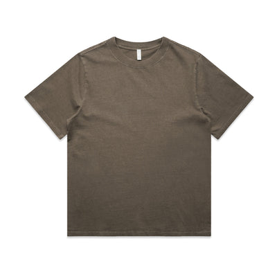 Wo's Heavy Faded Tee 4082 - Faded Brown