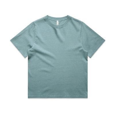 Wo's Heavy Faded Tee 4082 - Faded Chalk
