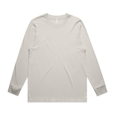 Wo's Heavy Faded L/S Tee 4083 - Faded Bone