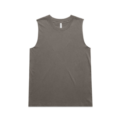 Wo's Heavy Faded Tank 4084 - Faded Grey