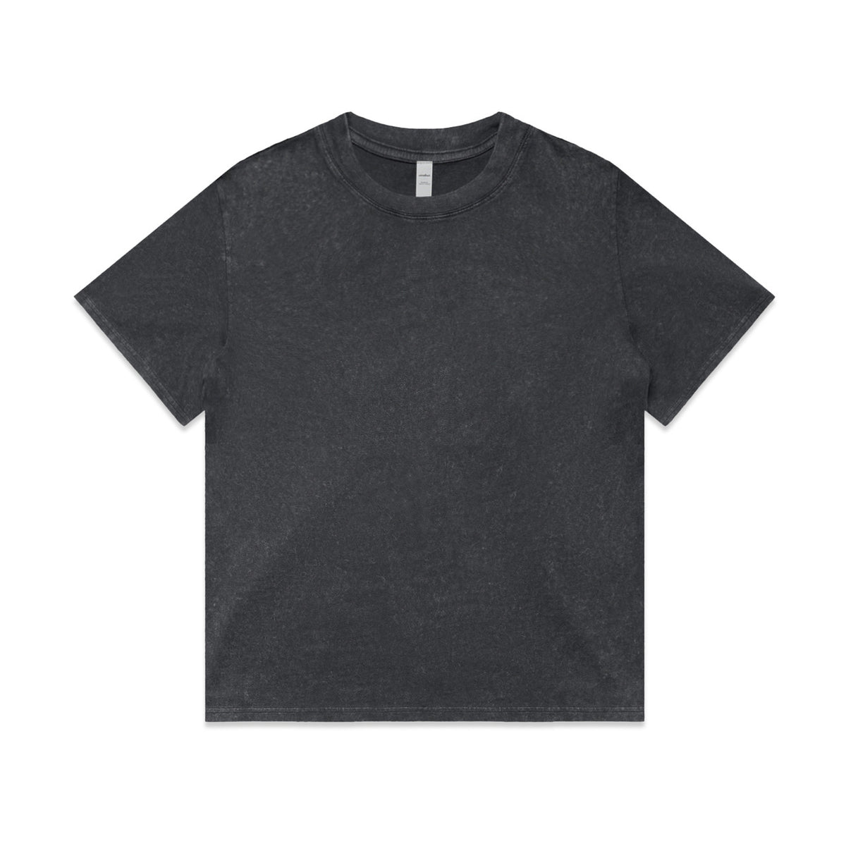 Wo's Stone Wash Heavy Tee 4085 - Black Stone