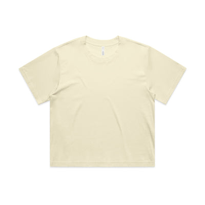 Wo's Martina Crop Tee 4093 - Butter