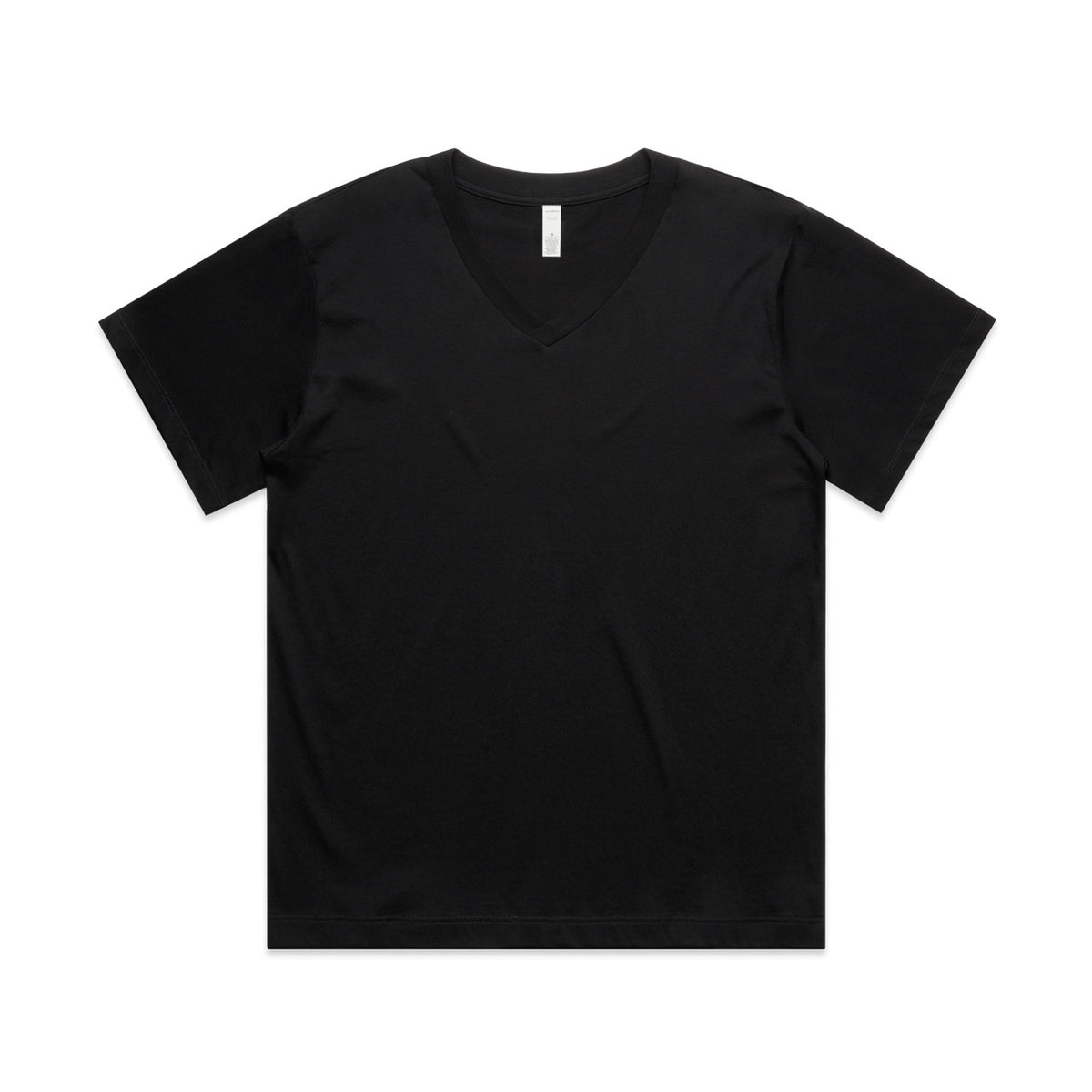 Wo's Martina V Neck Tee 4095 - Black