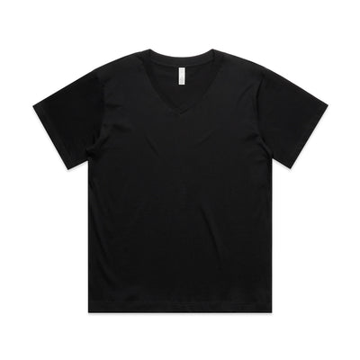 Wo's Martina V Neck Tee 4095 - Black