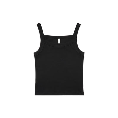 Wo's Organic Collegiate Tank 4097 - Black