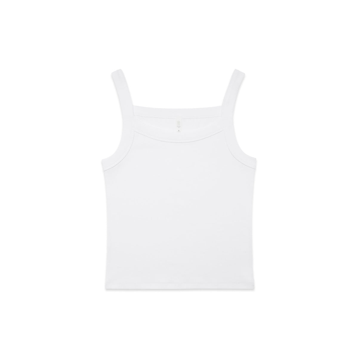 Wo's Organic Collegiate Tank 4097 - White