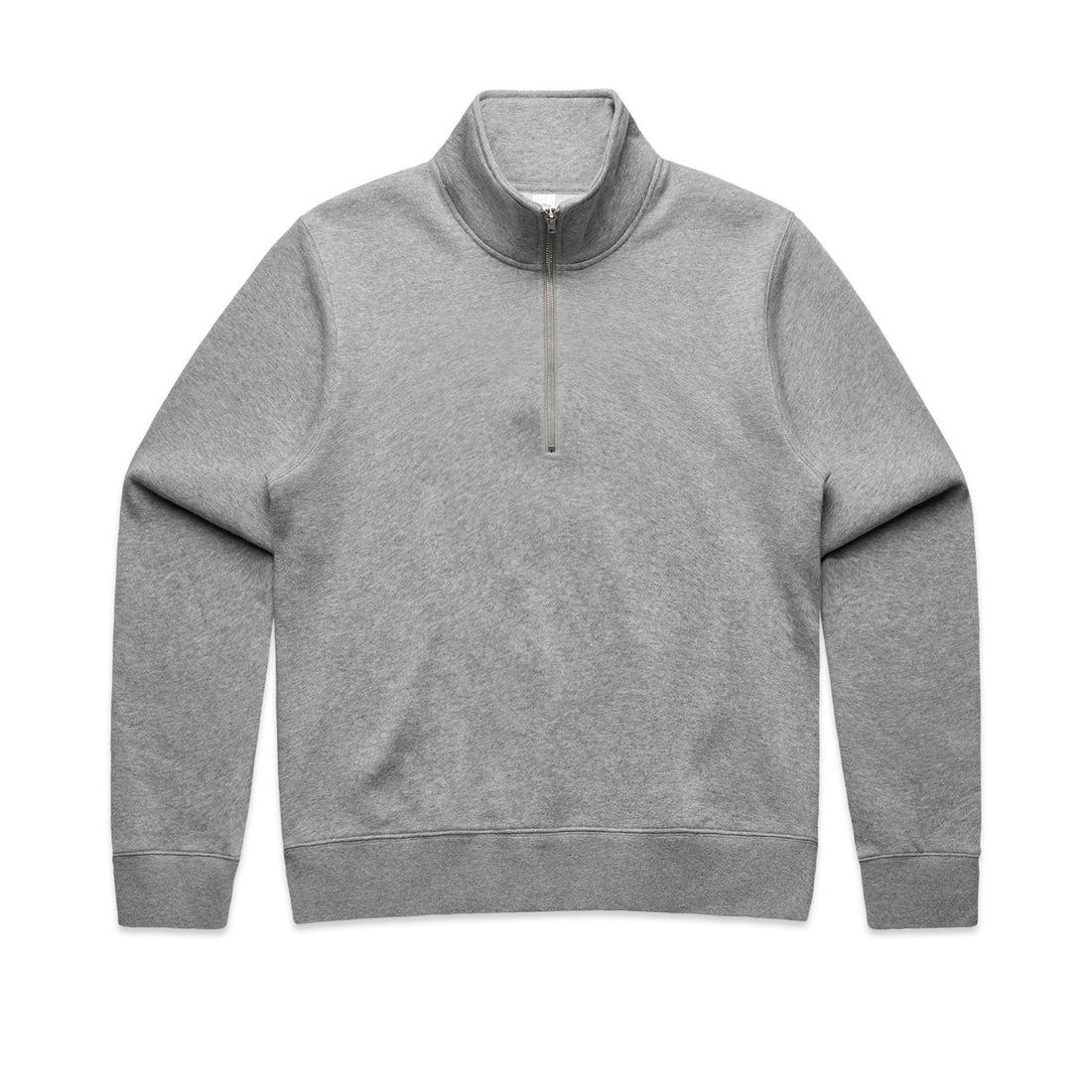 Wo's Stencil Half Zip Crew 4125 - Grey Marle