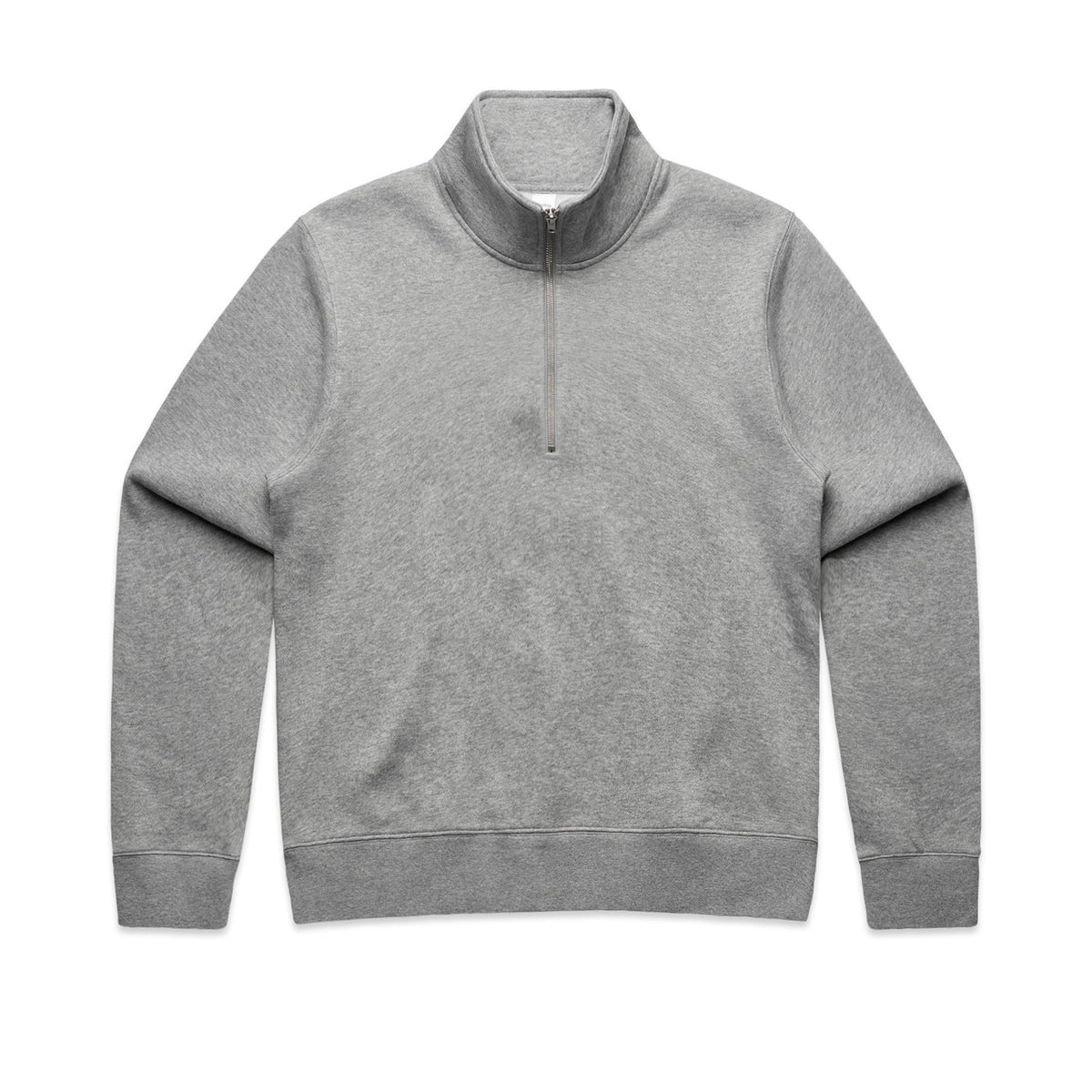 Wo's Stencil Half Zip Crew 4125 - Grey Marle