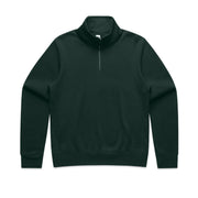 Wo's Stencil Half Zip Crew 4125 - Pine Green