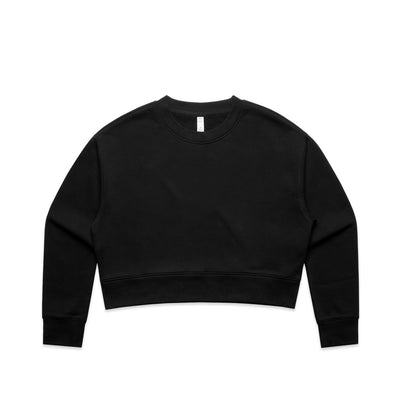 Wo's Relax Crop Crew 4169 - Black