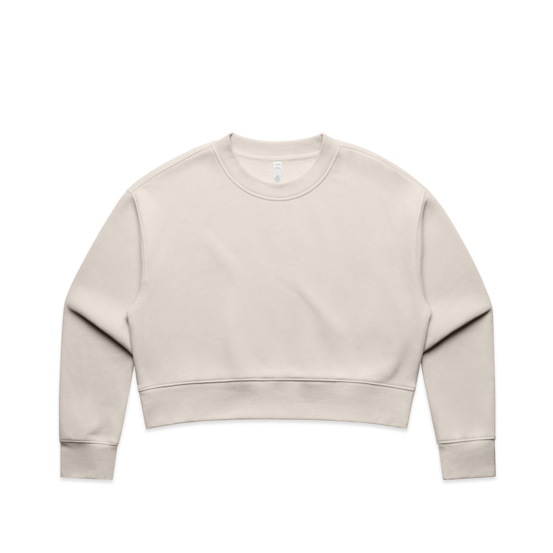 Wo's Relax Crop Crew 4169 - Bone