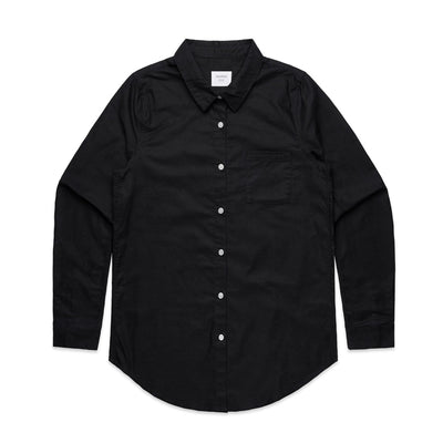 Wo's Oxford Shirt 4401 - Black