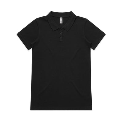Wo's Pique Polo 4411 - Black