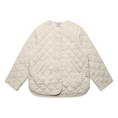 Wo's Quilted Jacket 4525 - Bone