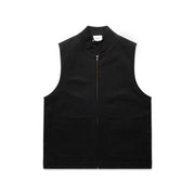 Wo's Canvas Heavy Vest 4528 - Black