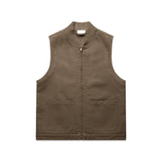 Wo's Canvas Heavy Vest 4528 - Walnut