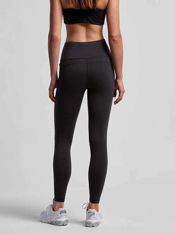 Ladies Active Black Leggings - customfieldsforall