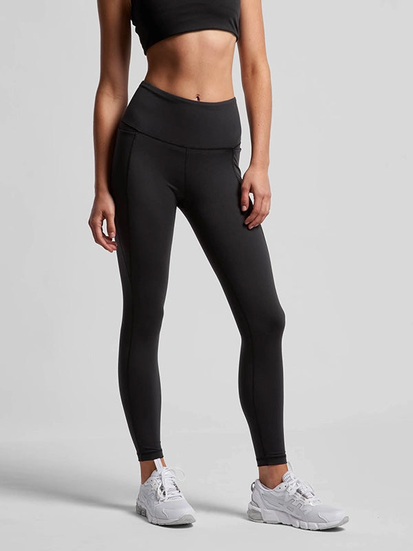 Ladies Active Black Leggings - customfieldsforall