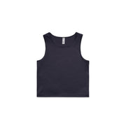 Wo's Active Crop Tank 4642 - Ink Blue