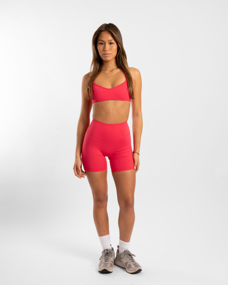 Not Your Basic 6 Inch Shorts - Raspberry (Invisible Scrunch)