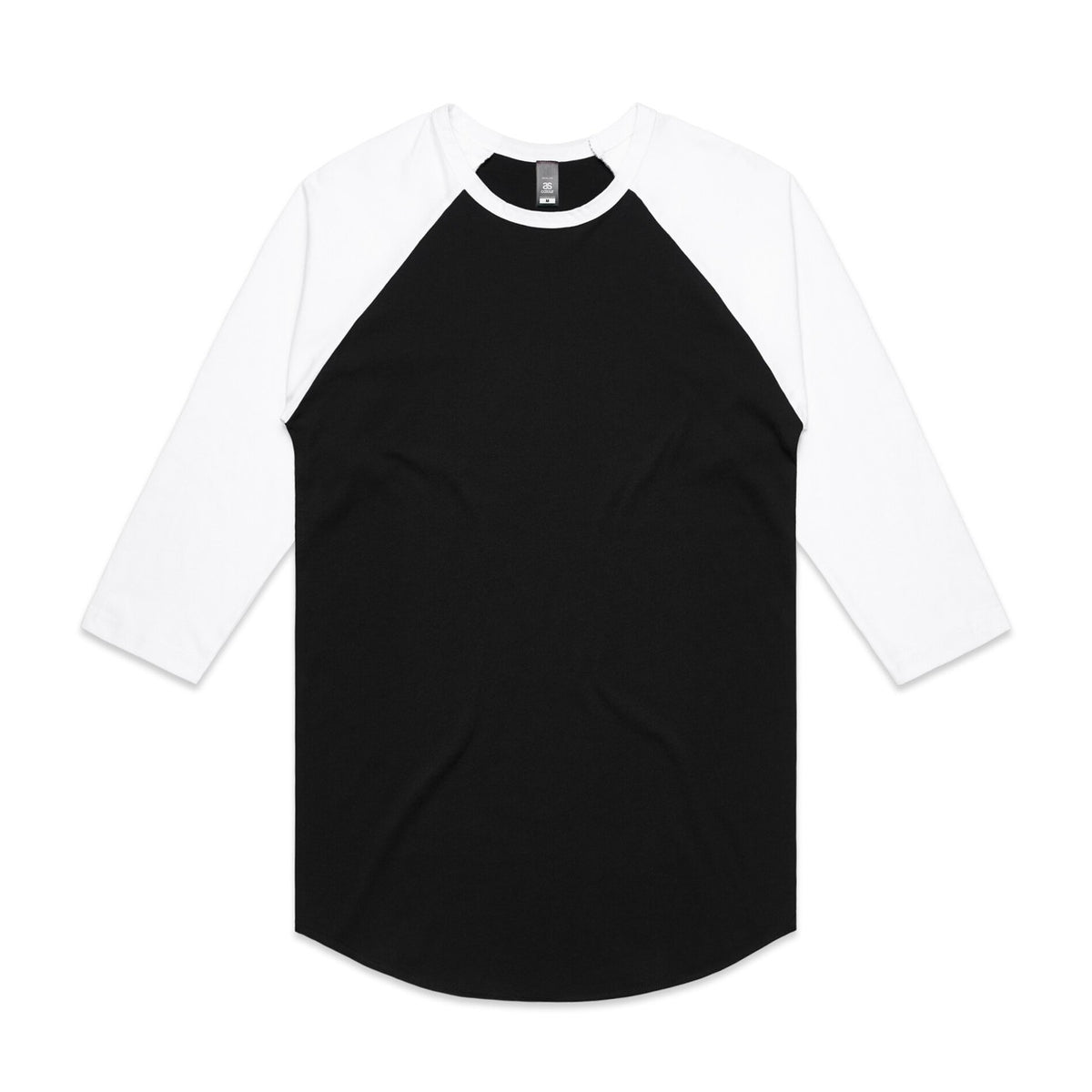 Raglan Tee 5012 - Black/White